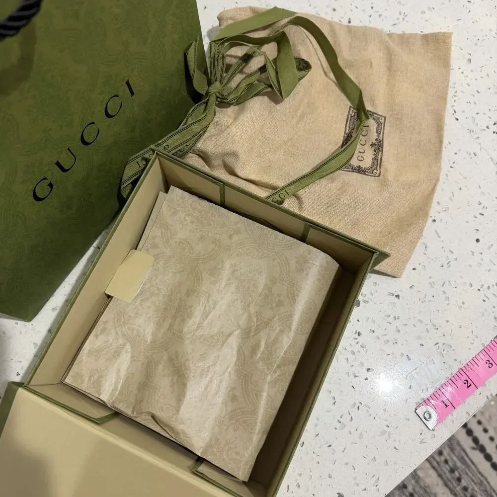 Gucci Green Gift Bag Dust Bag Gift Bag designer TS packaging set